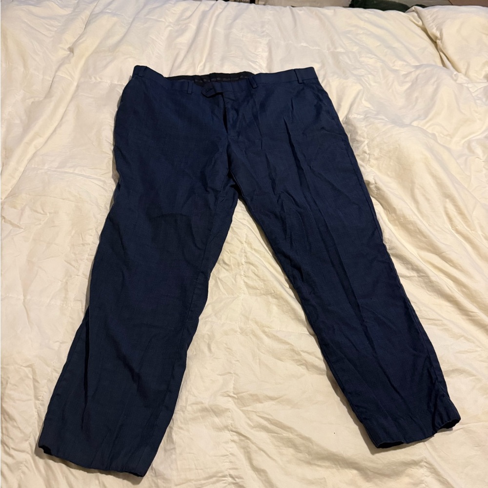 Ralph Lauren Navy Linen Chinos